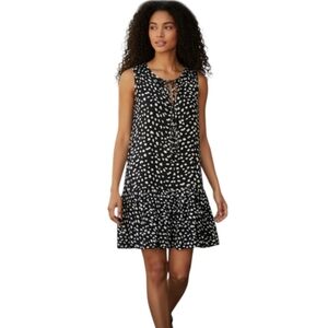 FOREVER 21 BLACK & WHITE ROMPER SZ.M NWT.